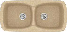 Sanitec Classic 319 (93×51) - Γρανιτένιος νεροχύτης - Granite Cappuccino