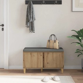 vidaXL Παγκάκι Χαλωρίου Τεχνίτικη Δρυς 80 x 38 x 46 εκ