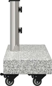 vidaXL Βάση ομπρέλας Γκρι 45 x 25 x 45 εκ. Γρανίτης