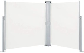 vidaXL Σκίαστρο Πλαϊνό Συρόμενο Κρεμ 140 x 600 εκ.