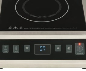 vidaXL Εστία Επαγωγική Επιτραπέζια με Οθόνη και Πλήκτρα Αφής 3500 W