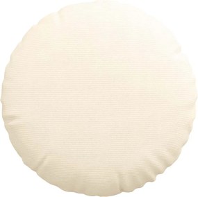 vidaXL Μαξιλάρια καθισμάτων 2 pcs Κρεμ Ø60 x 21 εκ