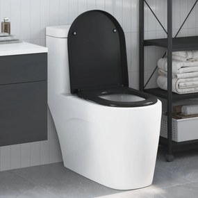 vidaXL Λεκάνη Μαύρο 49 x 36 x 4 εκ Δυροπλάστ