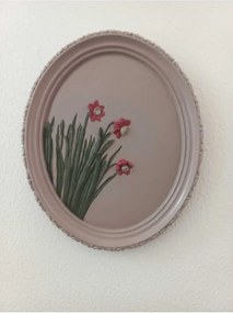 Stewehome οβάλ διακοσμητικό τοίχου από πέτρα 21x17 cm