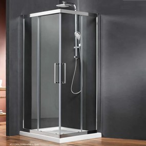 Tema Versus 120x120x185 Nano Καμπίνα Ντους Τετράγωνη