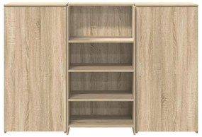 vidaXL Γραφείο υποδοχής Sonoma Δρυς 155x50x103,5εκ. Επεξεργασμένο Ξύλο