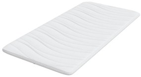 vidaXL Στρώματα Λευκό 90 x 190 cm Πολυεστέρας χωρίς κόλλα