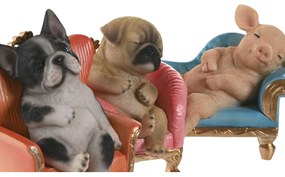 Διακοσμητική Φιγούρα Home ESPRIT Πολύχρωμο 15 X 9,5 X 14 CM (3 Μονάδες)