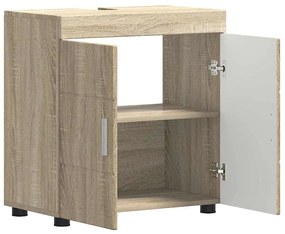vidaXL Ντουλάπα νιπτήρα μπάνιου TULUM Sonoma Δρυς 60 x 34 x 63 εκ