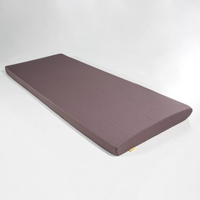 Stewehome Visco Στρώμα Κάμπινγκ Αφρού με Κάλυμμα Καφέ 70x190x7 cm