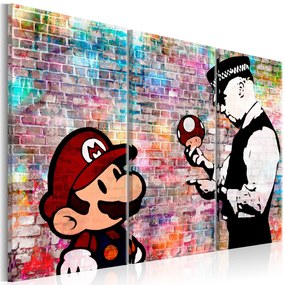 Πίνακας - Rainbow Brick (Banksy) 120x80