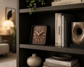 Επιτραπέζιο ρολόι απο ξύλο και μέταλλο Karlsson Squared KA5718DW