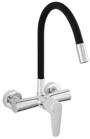 Μπαταρία Κουζίνας Εντοιχισμού Algeo BAG5UFB Chrome-Black Ferro Metal, PVC