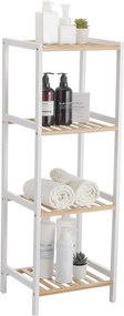 Ραφιέρα kit απο mdf σε χρώμα λευκό/σονόμα 35x35x100