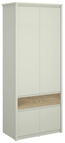 Ντουλάπα Δίφυλλη Karin Cashmere-Evoke Oak 87x50.5x210.5cm