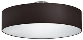 Πλαφονιέρα Οροφής Υφασμάτινη Μαύρη 50xH17cm  3xE27 Trio Lighting Hotel 603900302