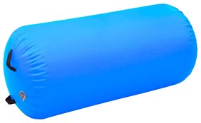 vidaXL Κύλινδρος Γυμναστικής Φουσκωτός Μπλε 120 x 75 εκ. PVC &amp; Τρόμπα