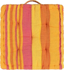 Μαξιλάρα Δαπέδου (45x45x8) Silk Fashion Kerala Yellow