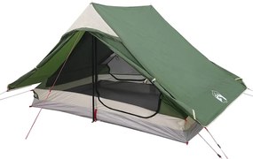 vidaXL Σκηνή Κάμπινγκ 2 Ατόμων Αδιάβροχη Πράσινη