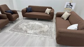 Stewehome σετ καλύμματα καναπέ με σχέδιο φύλλου 180x230 cm
