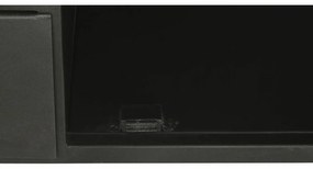 Σκευοθήκη DKD Home Decor   Μαύρο Χρυσό Φυσικό Μέταλλο Ξύλο από Μάνγκο 145 x 40 x 85 cm