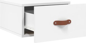 vidaXL Κομοδίνα Επιτοίχια 2 τεμ. Λευκά 35x35x20 εκ.
