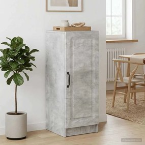vidaXL Πλαϊνό γραφείο Γκρι Σκυροδέματος 33 x 34,5 x 87 εκ.
