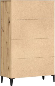 vidaXL Ντουλάπα τεχνίτης Δρυς 70 x 31 x 115 εκ. από Επεξεργασμένο Ξύλο