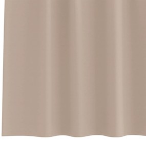 vidaXL Κουρτίνες με κουρτίνες 2 pcs Taupe 245 x 140 εκ. Πολυεστέρας