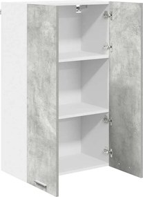 vidaXL Κρεμαστό ντουλάπι Σκυρόδεμα Γκρι 60 x 31 x 100 εκ.