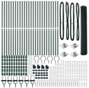 vidaXL Στύλος Περιφράξεων Πράσινο 50 x 1,2 μ (25 μμ πλέγμα)