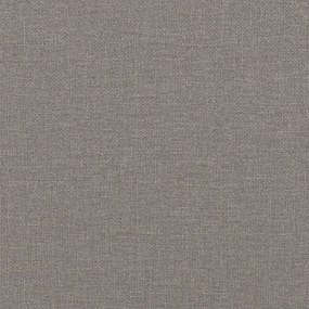 Κρεβάτι Taupe 160x200 εκ. Υφασμάτινο - Μπεζ-Γκρι