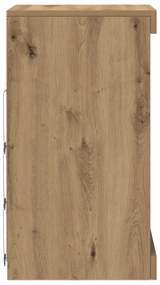 vidaXL Μπουφές με LED Φωτισμό Artisan Oak 41x37x67 εκ.