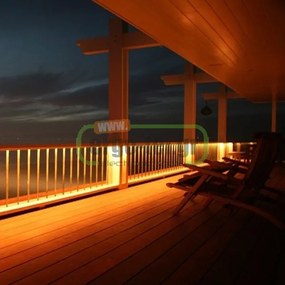 Led ταινία 5m αδιάβροχη 7,2W 24VDC θερμό λευκό φως IP65 εύκαμπτη &amp; αυτοκόλλητη