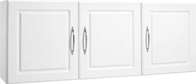 VEVOR 54 in Laundry Room Wall Cabinet 2-Tier Kitchen Cupboard with 3 Doors White