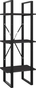 vidaXL Βιβλιοθήκη με 3 Ράφια Γκρι 40 x 30 x 105 εκ. από Επεξ. Ξύλο