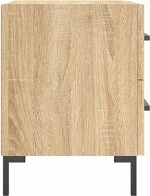 vidaXL Κομοδίνα 2 τεμ. Sonoma Δρυς 40 x 35 x 47,5 εκ. Επεξεργ. Ξύλο