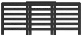 vidaXL Καπάκι Καλοριφέρ Μαύρη Οξυά 205 x 21.5 x 83.5 cm