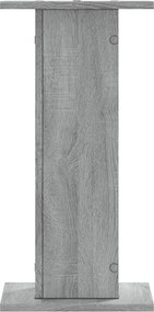 vidaXL Βάσεις Φυτών 2 Τεμ. Γκρι Sonoma 30x30x60 εκ. Επεξεργασμένο Ξύλο