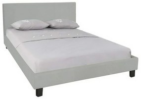 Κρεβάτι Διπλό Wilton Ε8054,F1 169x213x89/160x200cm Grey Stone Double Metal,Fabric,Wood