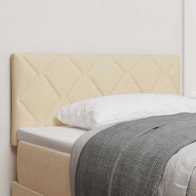vidaXL Υφασμάτινο Κεφαλάρι Geometric με κεφαλάρι Κρεμ 100 cm ύφασμα
