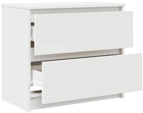 ντουλάπι τηλεόρασης vidaXL Λευκό 60x35x54 cm Κατασκευασμένο ξύλο