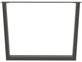 vidaXL Πόδια Τραπεζαρίας Σχήματος V 3 τεμ. Ανθρακί 100x(72-73,3) εκ. Ατσάλι