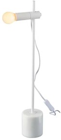 Επιτραπέζιο Φωτιστικό OD581T58W 1XE14 D9XH58CM Hera White Aca Decor Marble