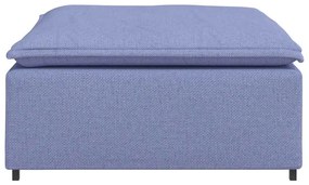 vidaXL Υποπόδιο Καναπέ Τζιν Μπλε 100x100x48 εκ.