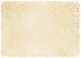 vidaXL Χαλί από τεχνητό πρόβειο δέρμα TAFALLA Κρεμ 120 x 170 cm