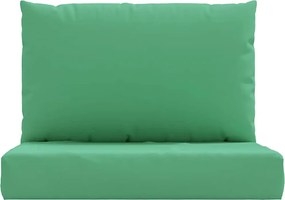 vidaXL Μαξιλάρια Παλέτας 2 τεμ. Πράσινα από Ύφασμα Oxford