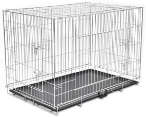 Κλουβί Σκύλου Πτυσσόμενο XXL Μεταλλικό