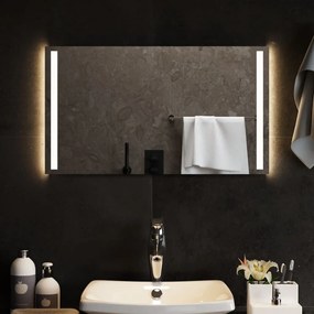 Καθρέφτης Μπάνιου με LED 70x40 εκ. - Διαφανές