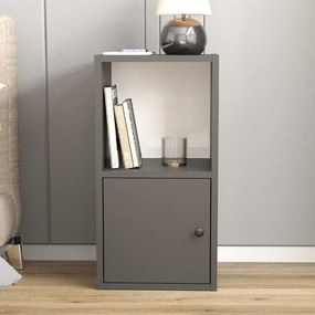 Κομοδίνο Vito Megapap χρώμα ανθρακί 34x30x66,4εκ.